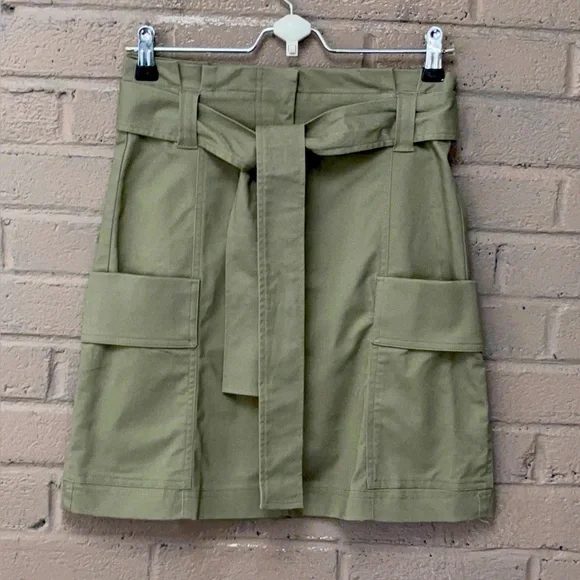 LOFT Olive Green cargo skirt 00 - Picture 1 of 8